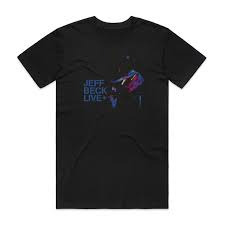 Jeff Beck Live Album Cover T Shirt Black